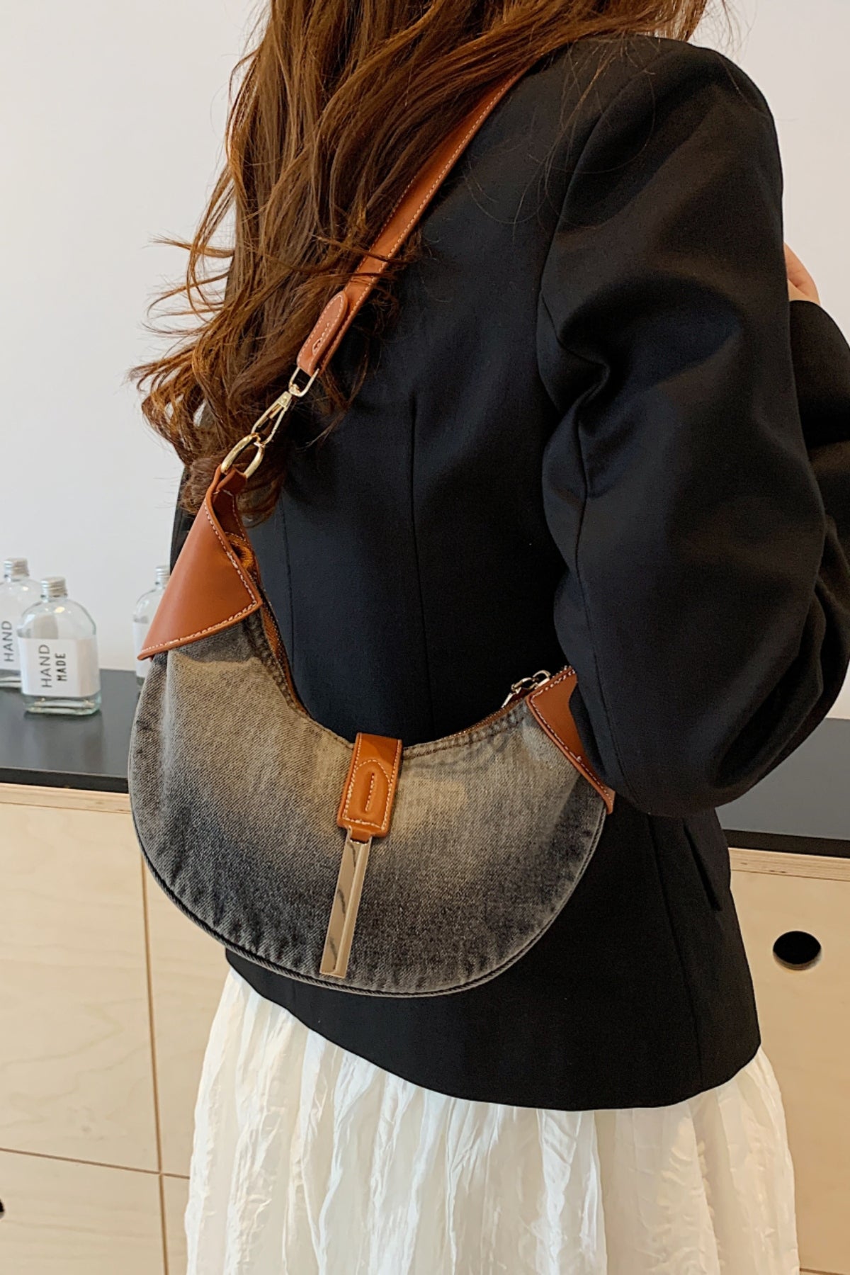 H&H Denim Shoulder Bag