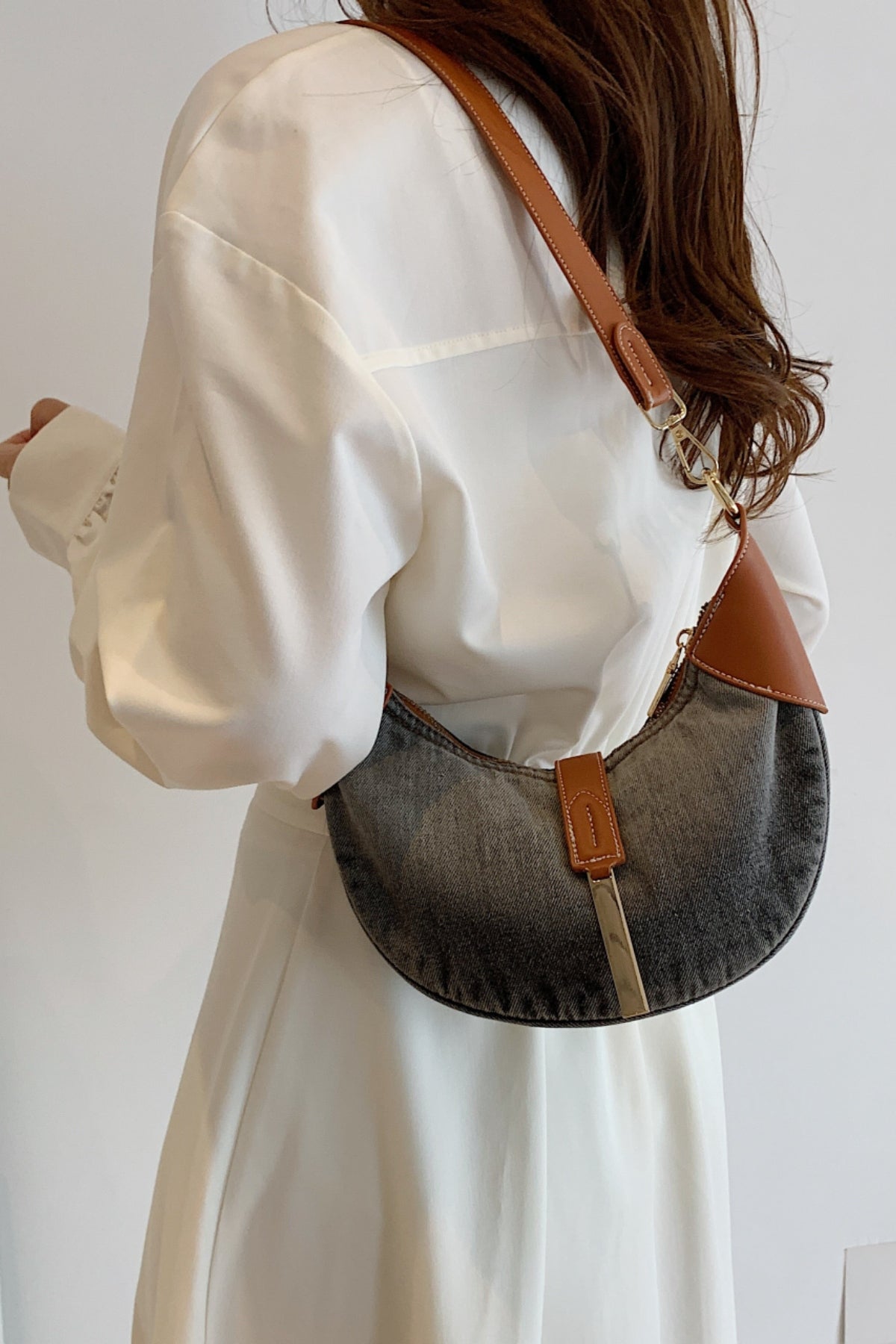 H&H Denim Shoulder Bag
