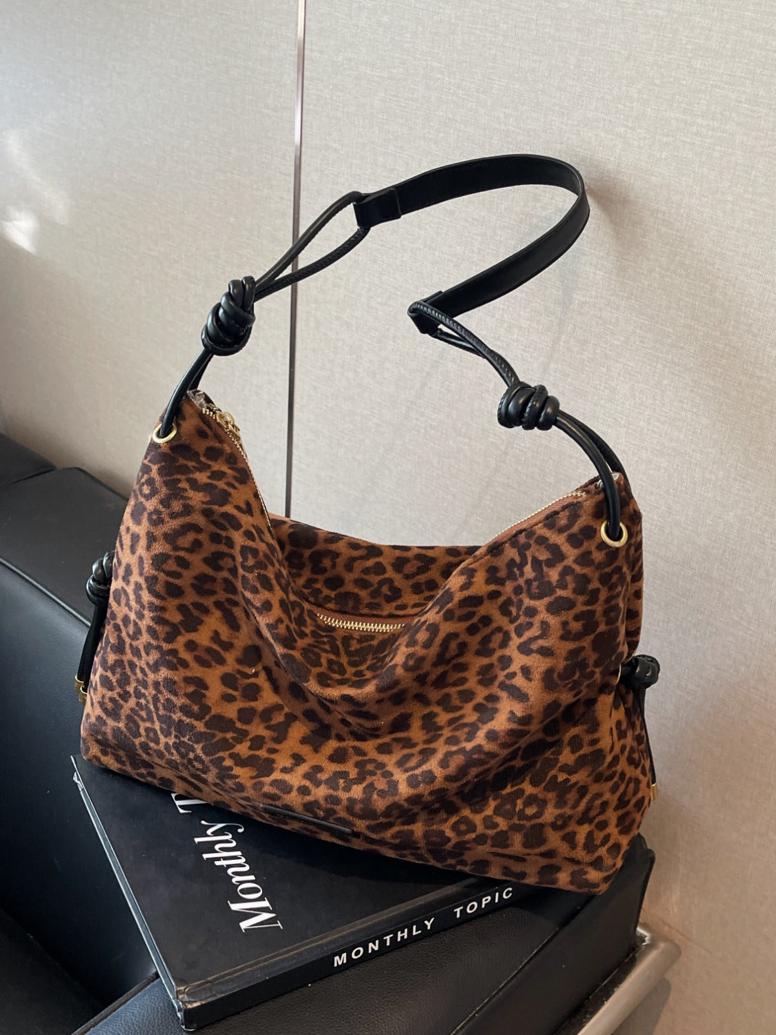 H&H Suede Shoulder Bag