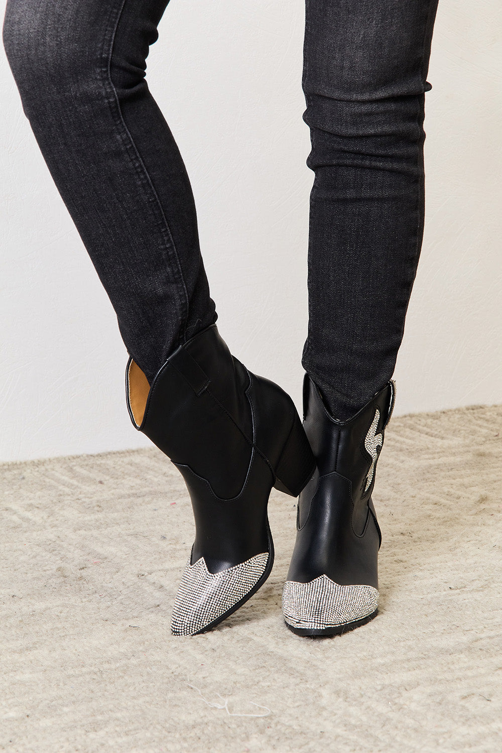 Texas Ranger Rhinestone Pointed  Boots