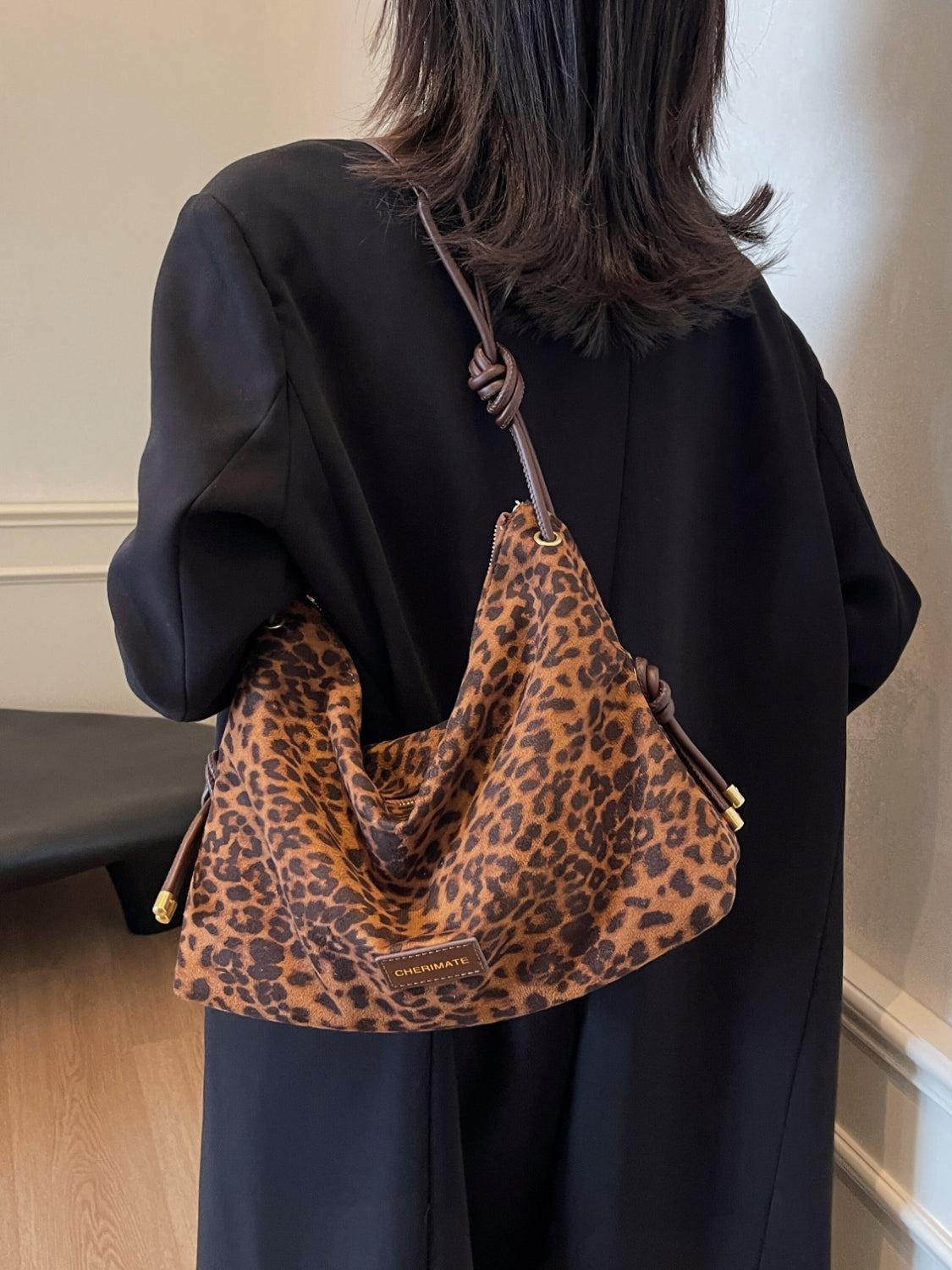 H&H Suede Shoulder Bag