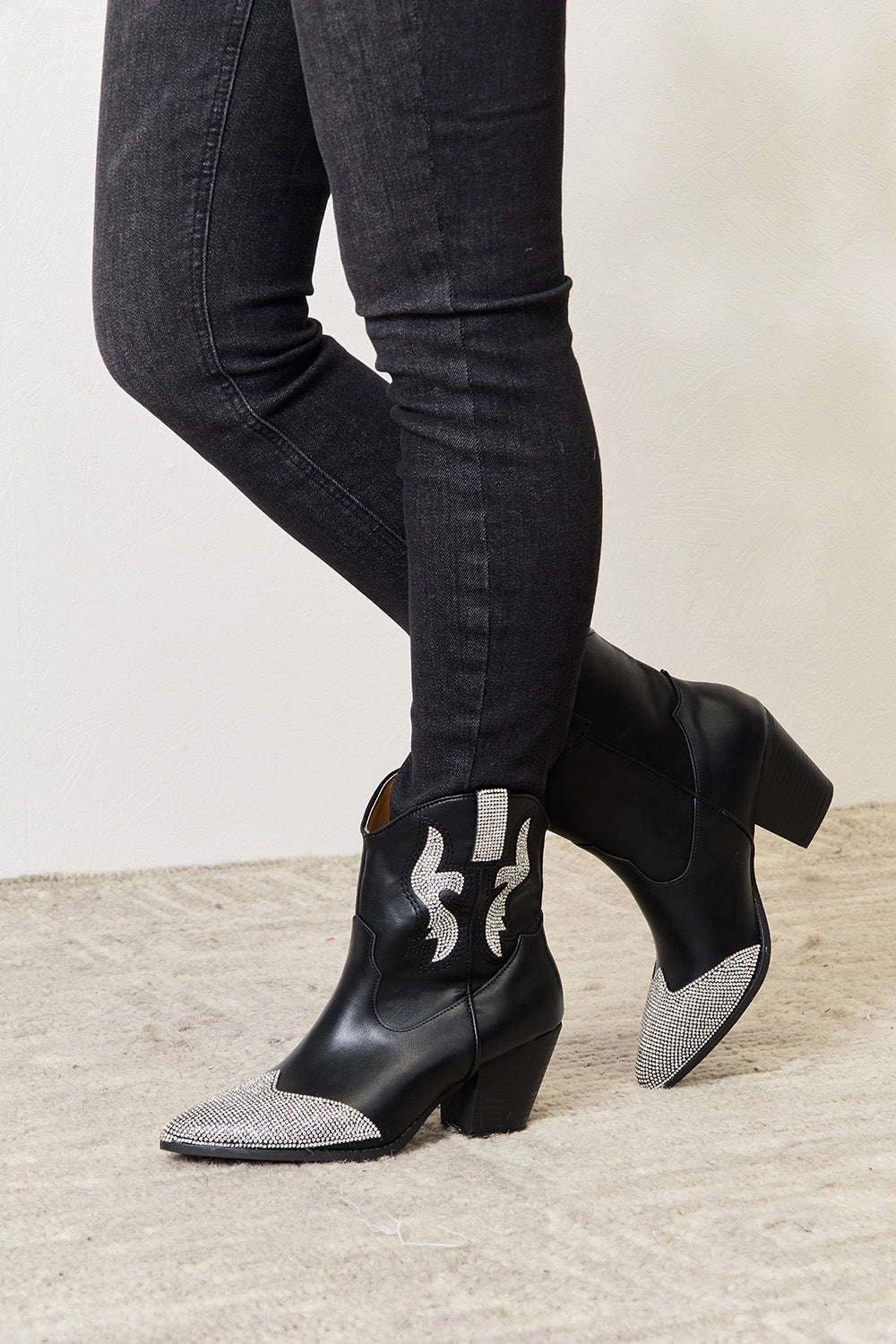Texas Ranger Rhinestone Pointed  Boots