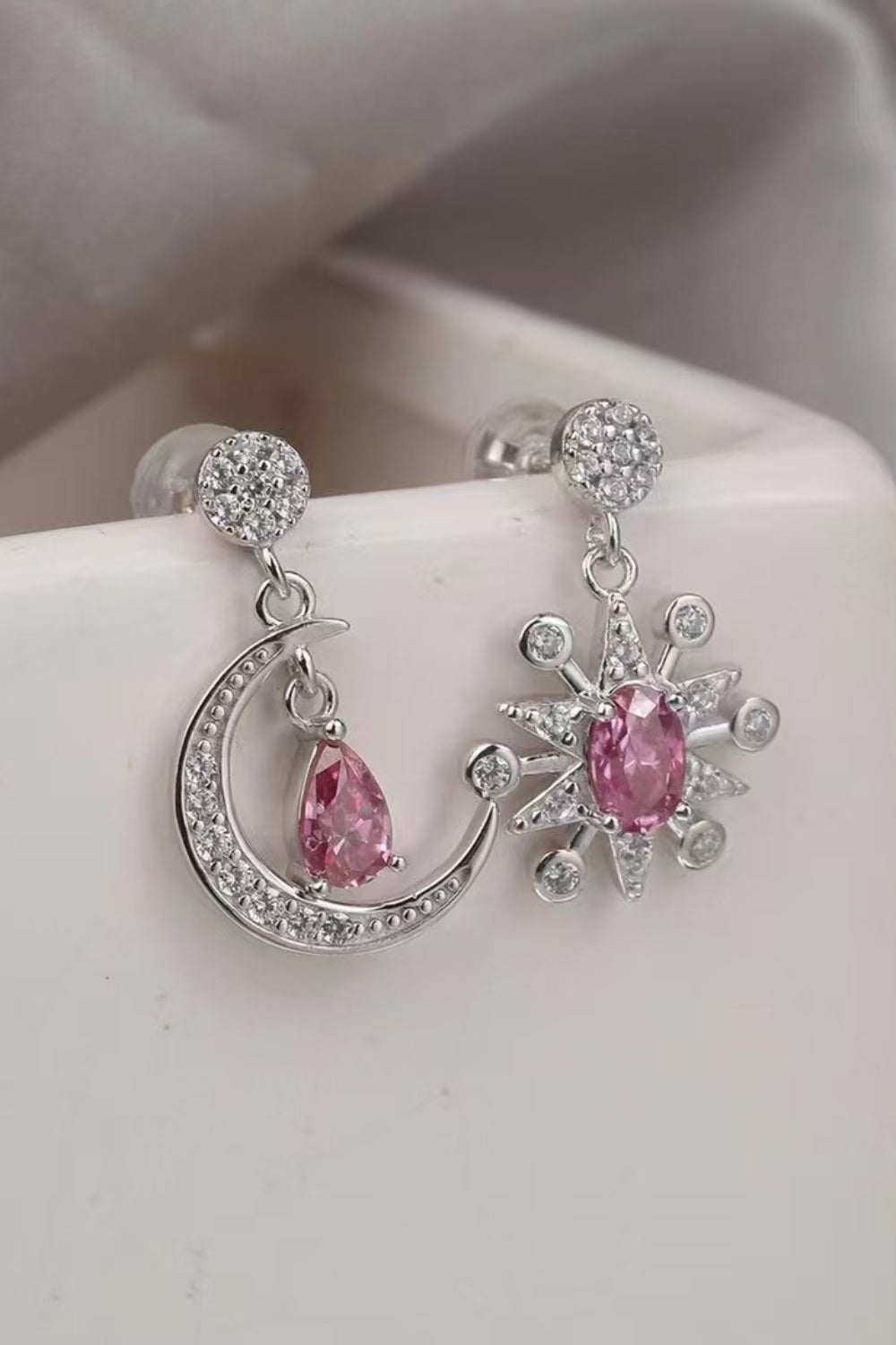 H&H Silver Moon Earrings