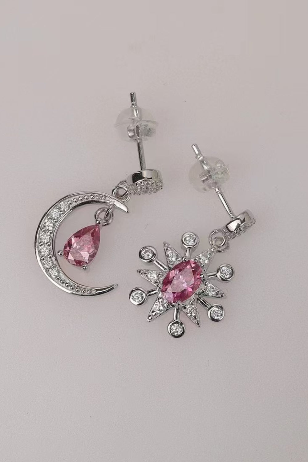 H&H Silver Moon Earrings