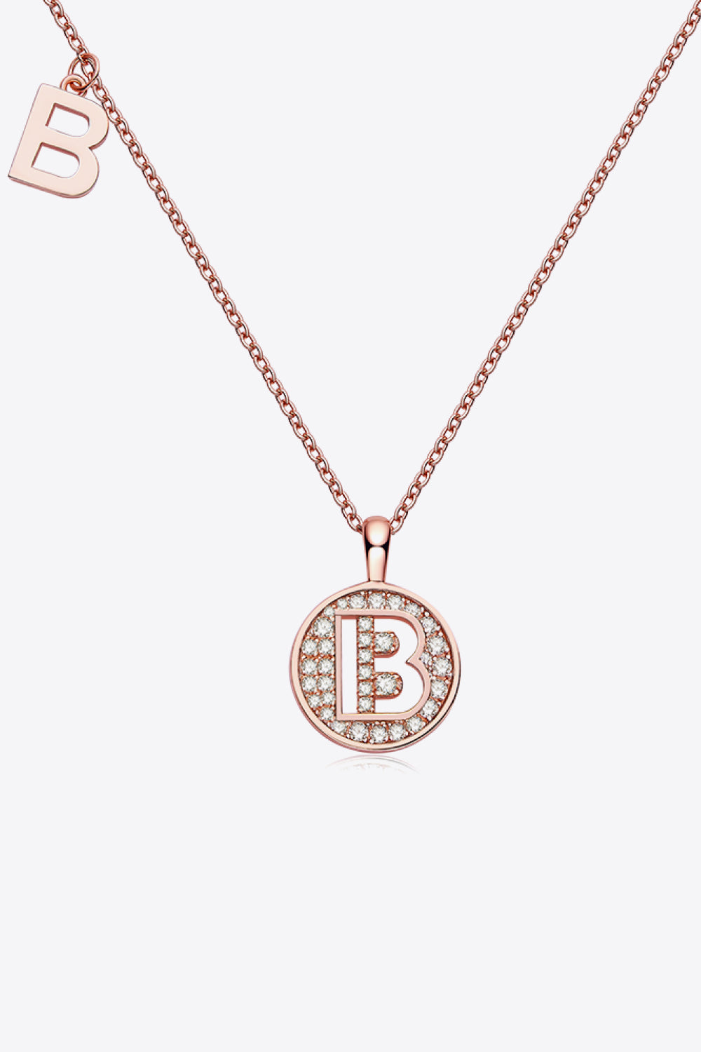 Heri Moissanite A to J Pendant Necklace