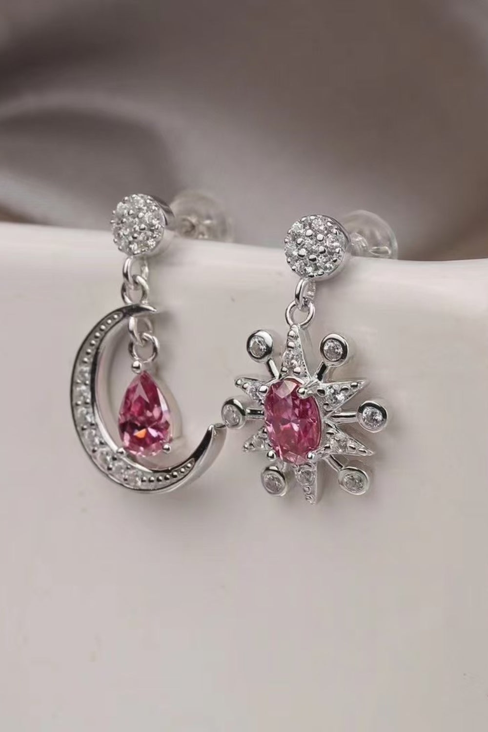 H&H Silver Moon Earrings