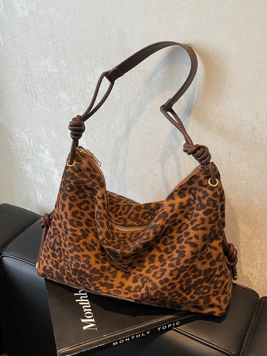 H&H Suede Shoulder Bag