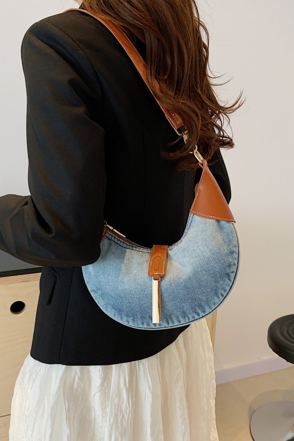 H&H Denim Shoulder Bag