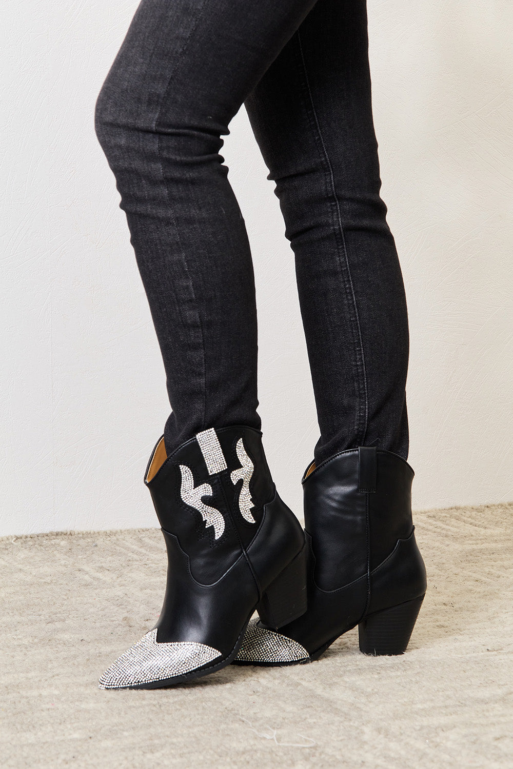 Texas Ranger Rhinestone Pointed  Boots