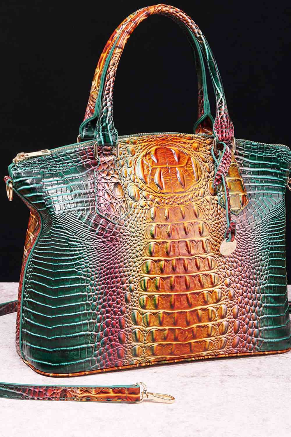 Gradient Medium Leather Handbag