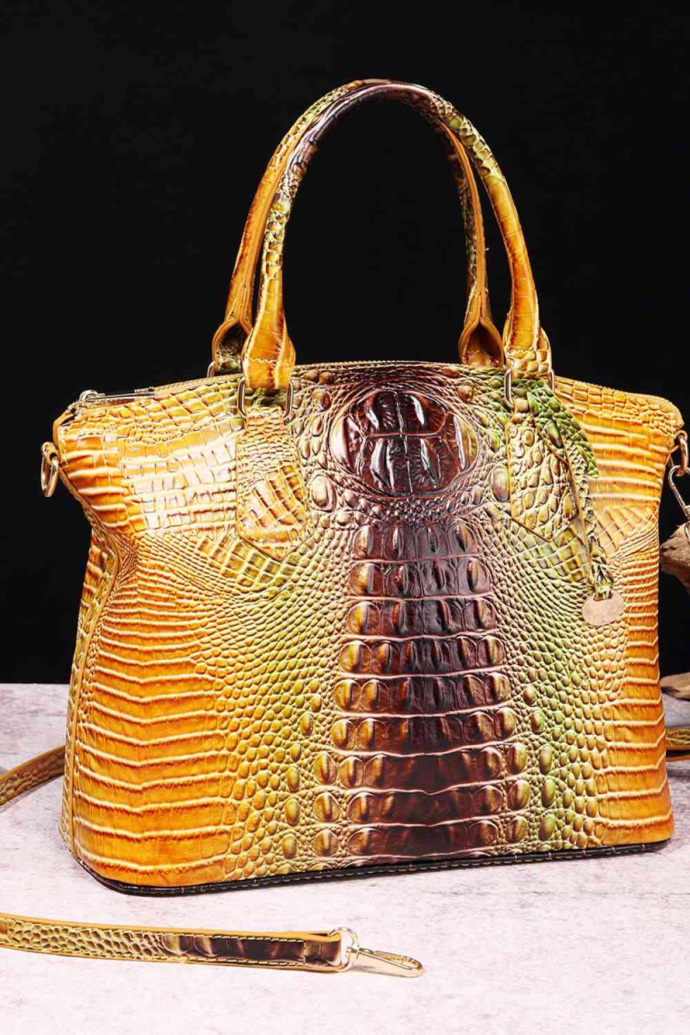 Gradient Medium Leather Handbag