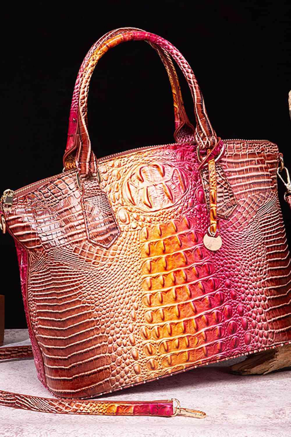 Gradient Medium Leather Handbag