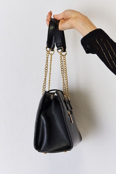 David Jones Quilted Leather Handbag