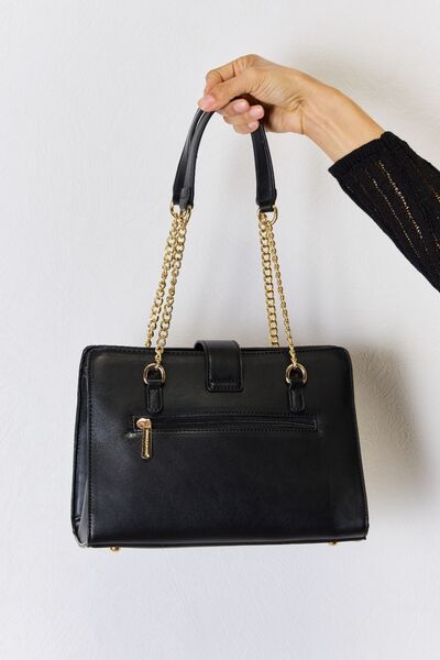 David Jones Quilted Leather Handbag